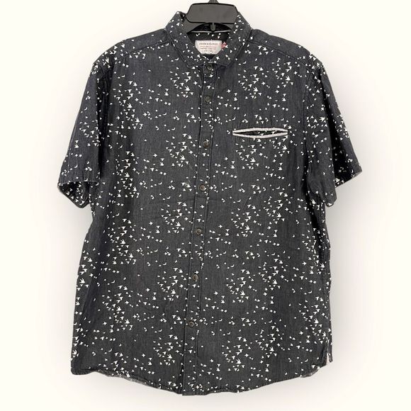 Denim & Flower Mens Slim Short Sleeve Size‎ XL - Picture 1 of 2